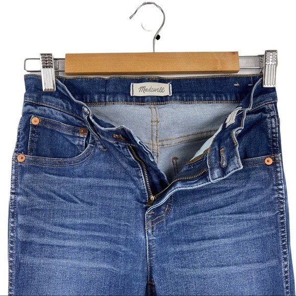 Madewell 9" High Rise Skinny Jeans Stretch faded indigo Size 26 - Picture 10 of 15